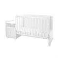 Bed TREND PLUS NEW white /baby bed+cupboard/